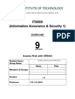 (Information Assurance & Security 1) : Exercise