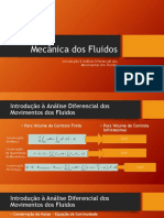 Cap 5 - Introdução À Análise Diferencial Dos Movimentos Dos Fluidos