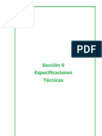 Seccion 6 Especificaciones Tecnicas