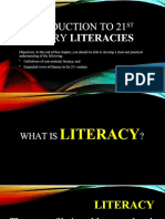 Building and Enhacing Literacies Chapter 1