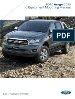 Ford Ranger 2020 Body and Equipment Munting Manual