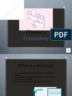 Operations Management Chapter 3 - Forecasting