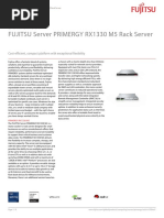 FUJITSU Server PRIMERGY RX1330 M5 Rack Server: Data Sheet