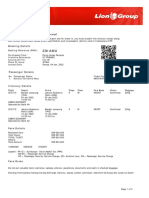 Zgiamu: Lion Air Eticket Itinerary / Receipt