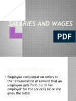 Salaries and Wages