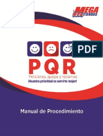 Manual de Procedimiento PQR (Peticiones, Quejas y Reclamos) .