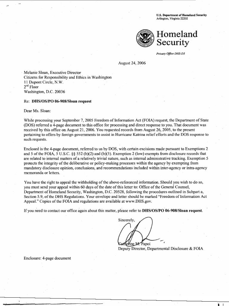 Responsive Documents - DHS: The Best Laid Plans: DHS Response To CREW ...