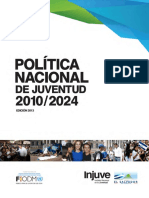 2013. Politica Nacional de Juventud 2010 2024