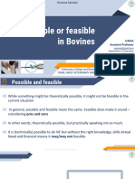 IVF Possible or Feasible in Bovines