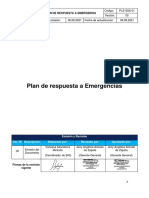 PLS-SSA-01 Plan de Respuesta A Emergencias V00