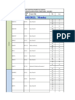 First Draft For Examination Time Table Feb March 2021 2022