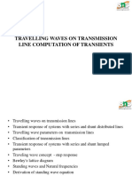 Travelling Waves On Transmission Line Computation of Transients
