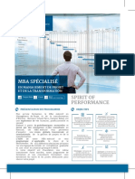 ESLSCA MBA Spécialisé Management de Projet Et de La Transformation