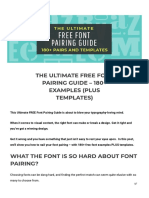 The Ultimate Free Font Pairing Guide - 180+ Examples