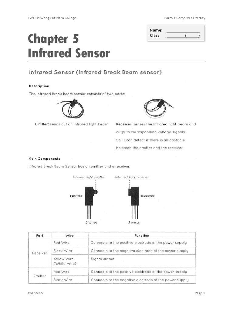 03 Infrared Sensor Notes PDF