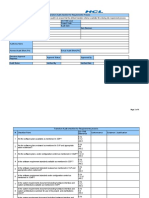 Transition Audit Checklist For Requirement Process