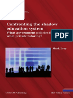 Confronting The Shadow Education System: What Government Policies For What Private Tutoring?