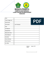 Biodata Peserta Pendamping