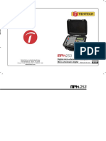 Tentech MPK-253 Digital Micro-Ohmmeter Users Guide Manual
