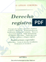 Derecho Registral Americo Atilio Cornejo 1994