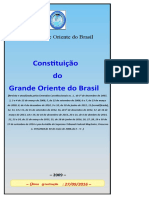 Constituição do Grande Oriente do Brasil