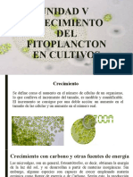 Unidad v - Crecimiento de Fitoplancton en Cultivo