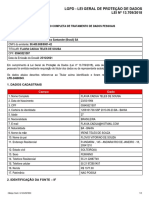 LGPD Declaração Completa de Tratamento de Dados