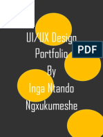 UI/UX Design Portfolio by Inga Ntando Ngxukumeshe