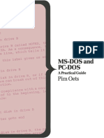 (Macmillan Computer Science Series) Pim Oets (auth.) - MS-DOS and PC-DOS_ A Practical Guide-Macmillan Education UK (1985)