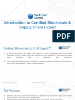 00. Introduction to CERTIFIED BLOCKCHAIN & SUPPLY CHAIN EXPERT