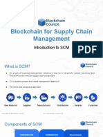 Blockchain For Supply Chain Management: Introduction To SCM