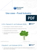 Use Case - Food Industry