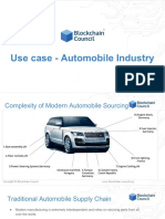 Use Case - Automobile Industry