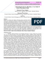 Effectiveness of Micro Financing For Poverty Alleviation: A Case Study of Tameer Microfinance Bank