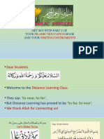 Get Set With Part 2 of Your Book and Your: Islamic Education Writing Instruments