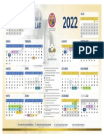 Calendario Escolar 2022 UNISON Comprimido