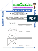 Ejercicios de Figuras de Un Solo Trazo para Cuarto de Primaria