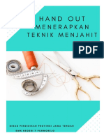 TEKNIK MENJAHIT