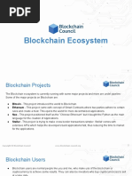 14 Blockchain Ecosystem