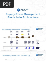 Supply Chain Management Blockchain Architecture