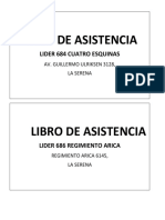 Portada Libro de Asistencia