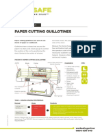 WKS 6 Manufacturing Paper Cutting Guillotines