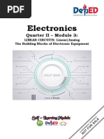 Electronics: Quarter II - Module 3