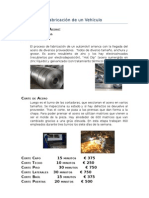 Proceso de Fabricacion de Un Vehiculo