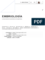 Embriología y gametogénesis
