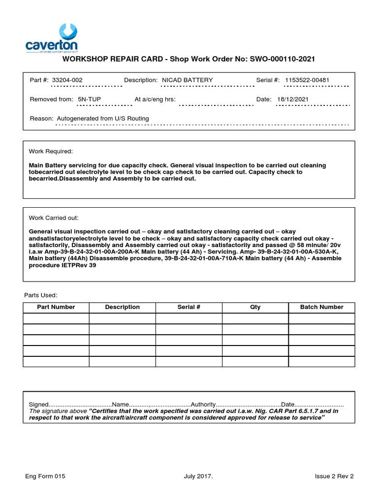 Gen Repr Card RPT | PDF