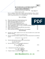 WWW - Manaresults.Co - In: X (N-2) B) Draw The Structures of Cascade and Parallel Realizations of H (Z) (5+5)