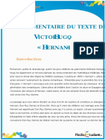 Commentaire Du Texte Hernani