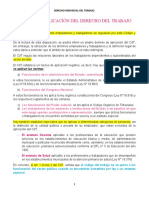 Apuntes Derecho individual del trabajo - Profesor Fernando Hidalgo