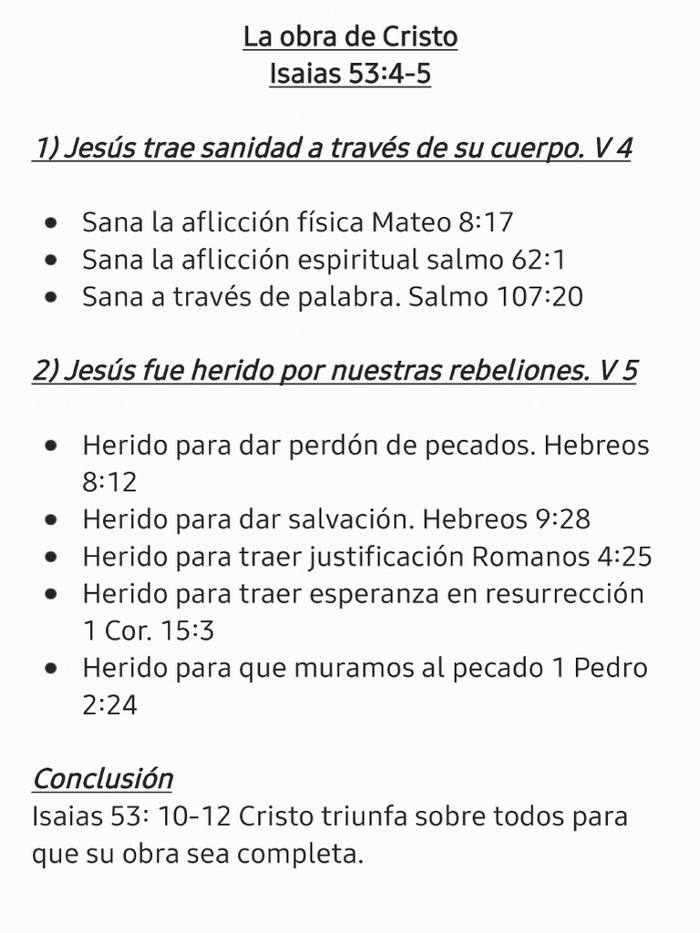 La Obra de Cristo | PDF